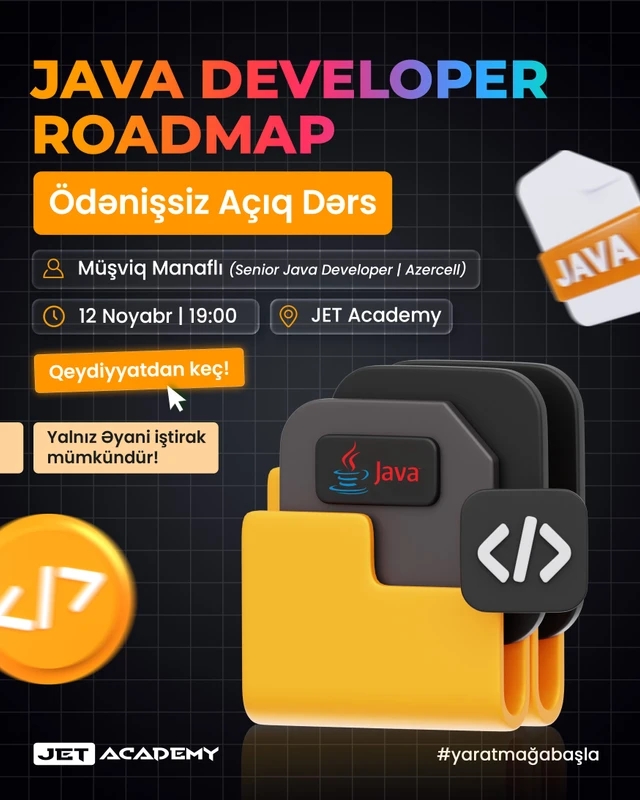 Java Developer Roadmap – Ödənişsiz Açıq Dərs